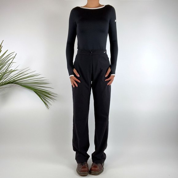 Nike Tops - Black Nike Pro Women's Athletic Workout Running Long Sleeve Shirt / Size: Medium